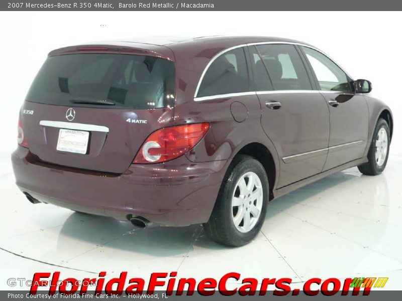 Barolo Red Metallic / Macadamia 2007 Mercedes-Benz R 350 4Matic