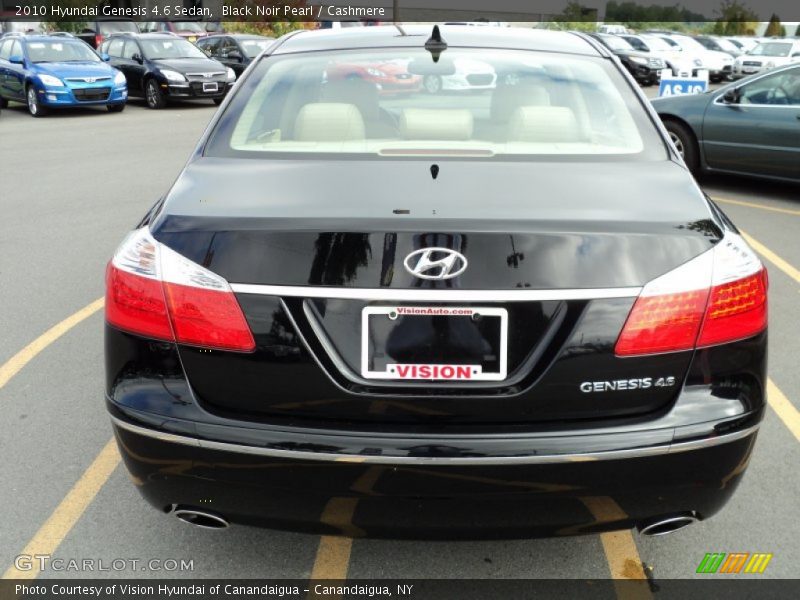 Black Noir Pearl / Cashmere 2010 Hyundai Genesis 4.6 Sedan
