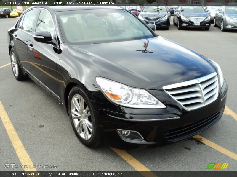 Front 3/4 View of 2010 Genesis 4.6 Sedan