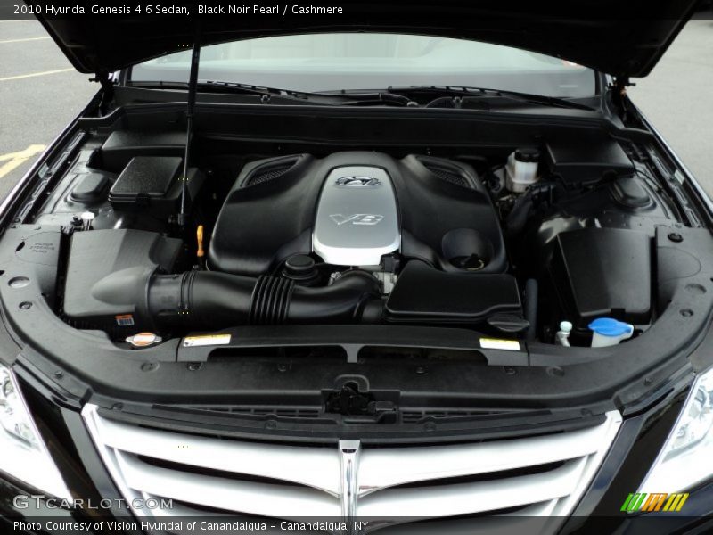  2010 Genesis 4.6 Sedan Engine - 4.6 Liter DOHC 32-Valve Dual CVVT V8