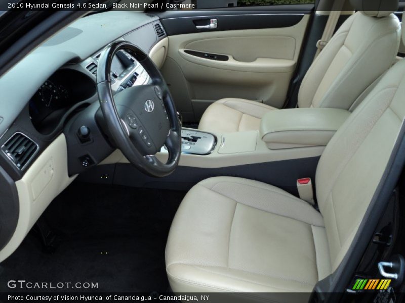  2010 Genesis 4.6 Sedan Cashmere Interior