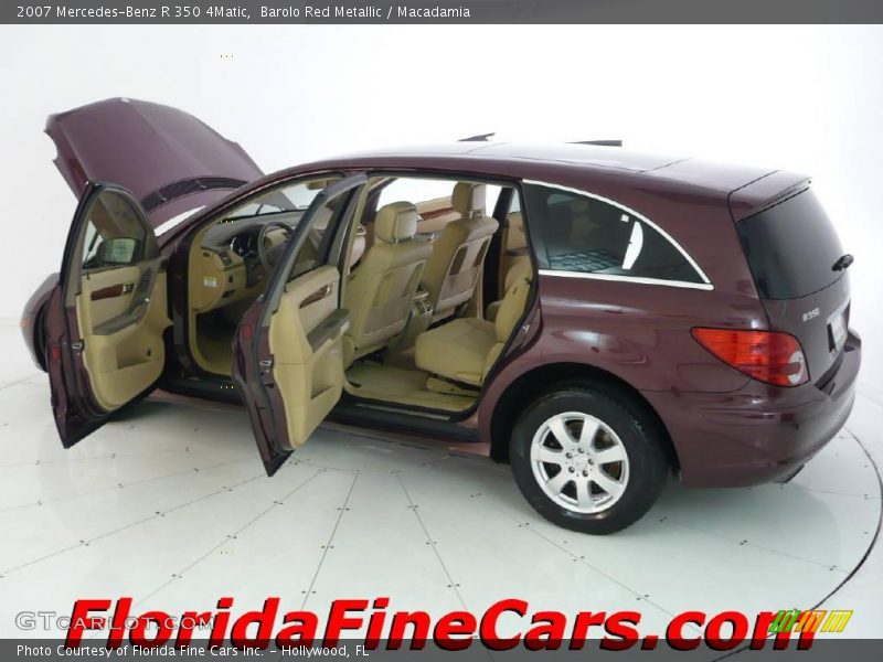 Barolo Red Metallic / Macadamia 2007 Mercedes-Benz R 350 4Matic