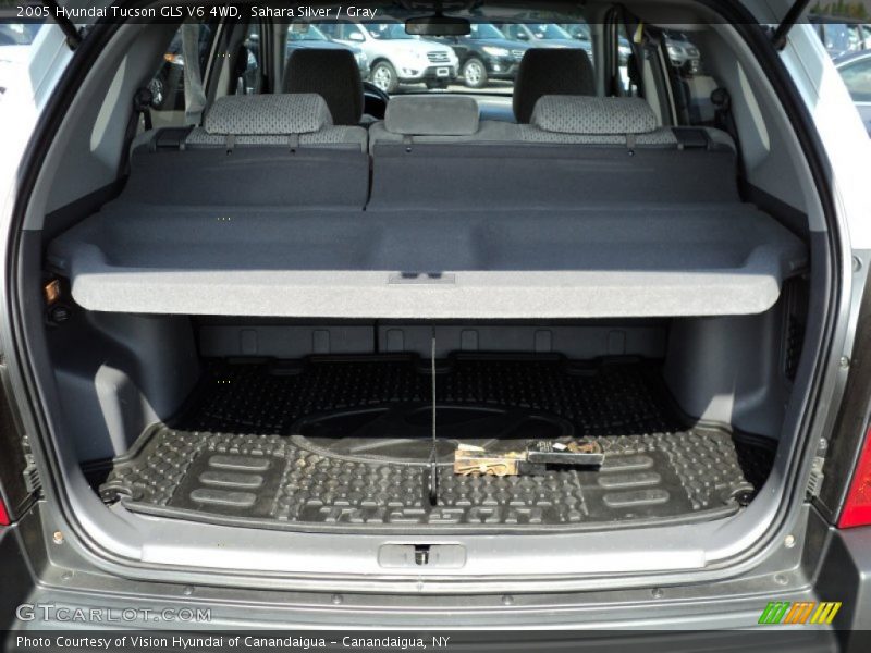 Sahara Silver / Gray 2005 Hyundai Tucson GLS V6 4WD