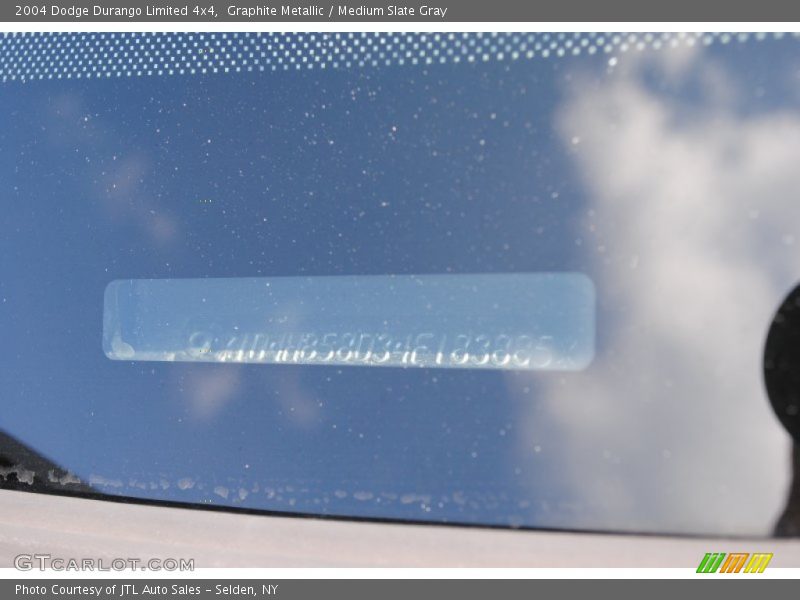 Graphite Metallic / Medium Slate Gray 2004 Dodge Durango Limited 4x4