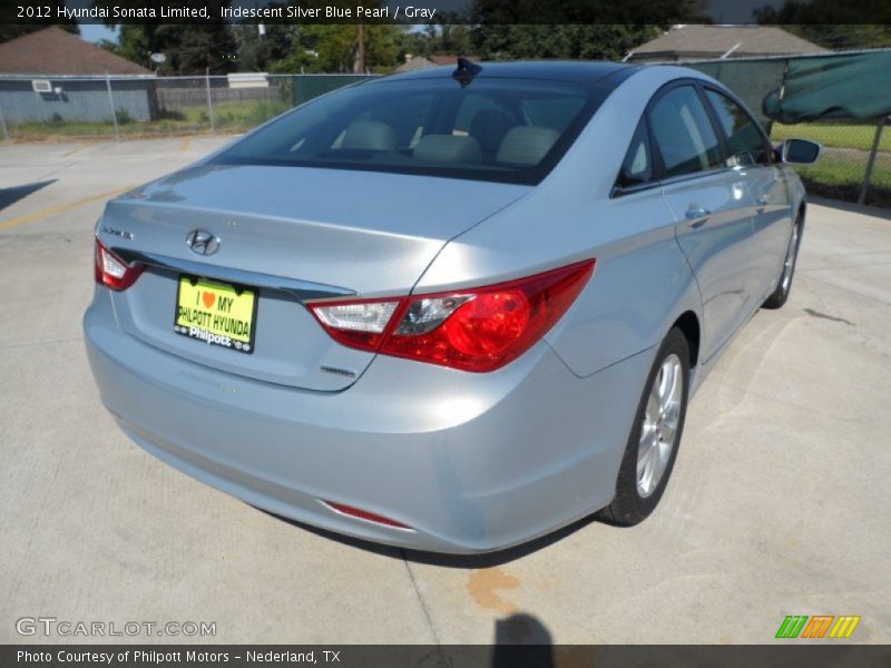 Iridescent Silver Blue Pearl / Gray 2012 Hyundai Sonata Limited