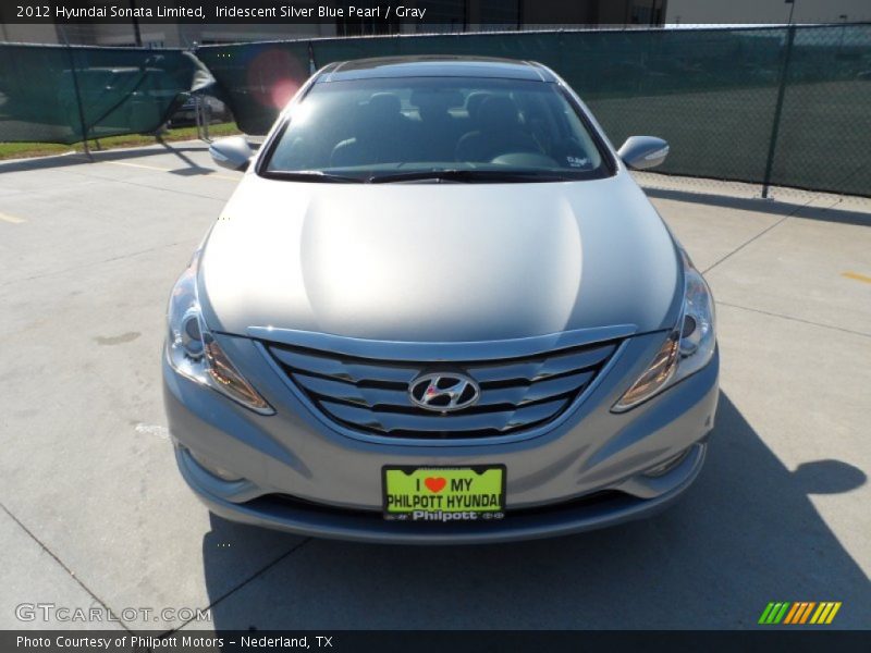 Iridescent Silver Blue Pearl / Gray 2012 Hyundai Sonata Limited