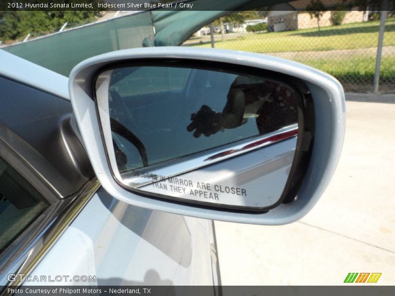 Iridescent Silver Blue Pearl / Gray 2012 Hyundai Sonata Limited