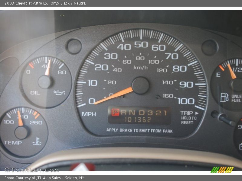 Onyx Black / Neutral 2003 Chevrolet Astro LS