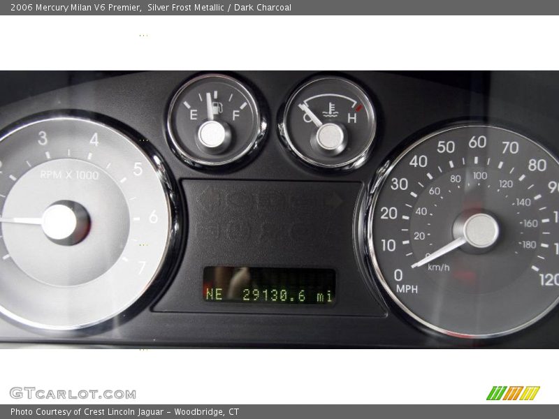 Silver Frost Metallic / Dark Charcoal 2006 Mercury Milan V6 Premier