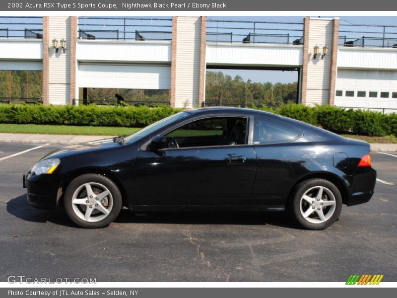 Nighthawk Black Pearl / Ebony Black 2002 Acura RSX Type S Sports Coupe