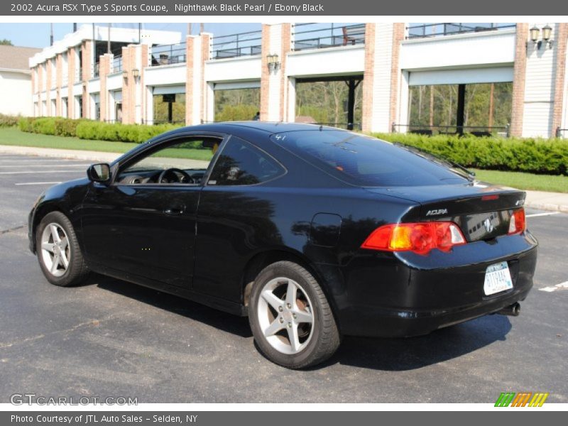 Nighthawk Black Pearl / Ebony Black 2002 Acura RSX Type S Sports Coupe