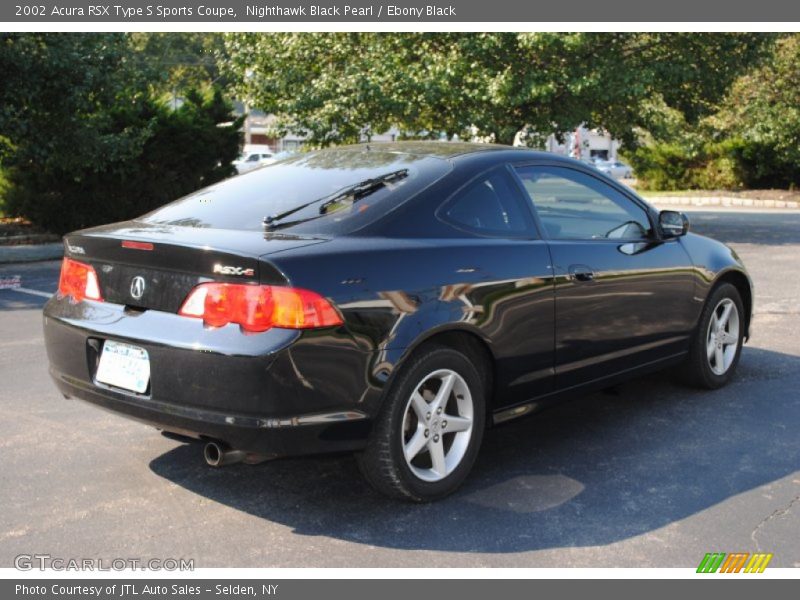 Nighthawk Black Pearl / Ebony Black 2002 Acura RSX Type S Sports Coupe