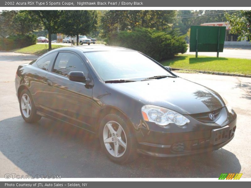 Nighthawk Black Pearl / Ebony Black 2002 Acura RSX Type S Sports Coupe