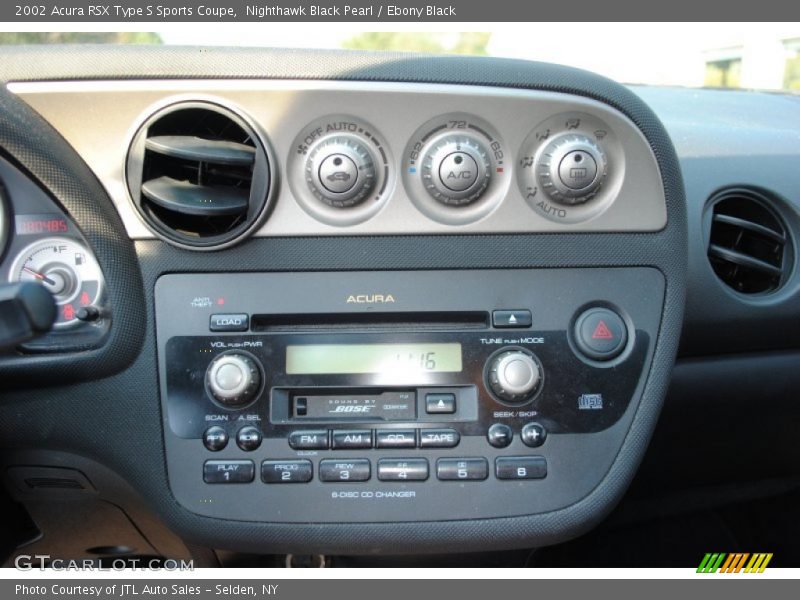 Nighthawk Black Pearl / Ebony Black 2002 Acura RSX Type S Sports Coupe