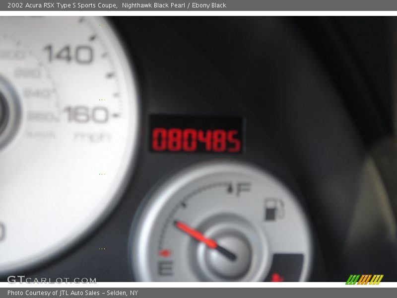 Nighthawk Black Pearl / Ebony Black 2002 Acura RSX Type S Sports Coupe