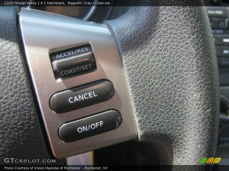 Magnetic Gray / Charcoal 2009 Nissan Versa 1.8 S Hatchback
