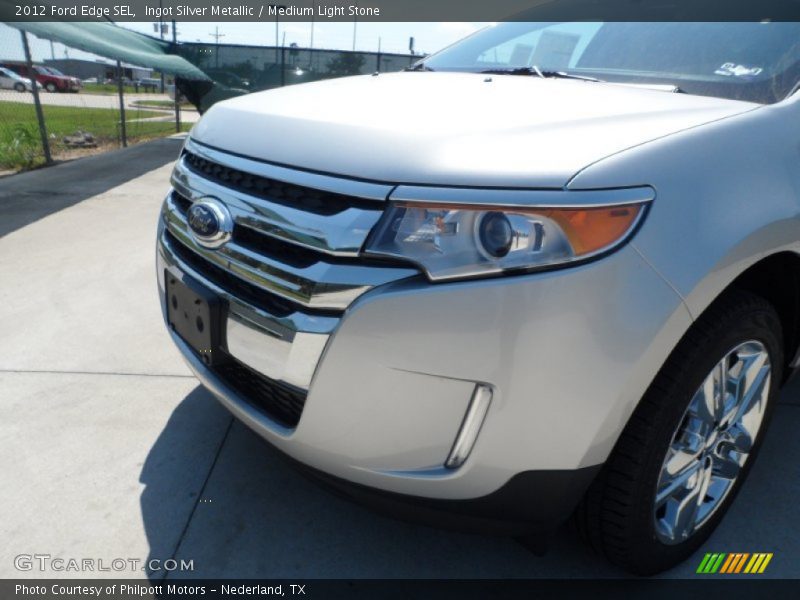 Ingot Silver Metallic / Medium Light Stone 2012 Ford Edge SEL