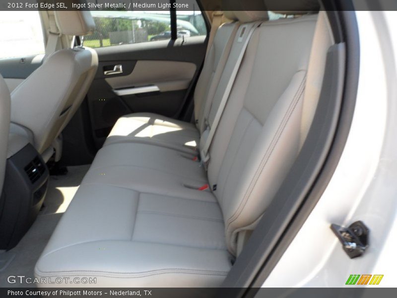 Ingot Silver Metallic / Medium Light Stone 2012 Ford Edge SEL