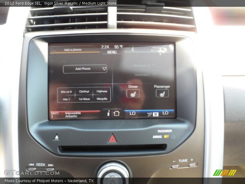 Controls of 2012 Edge SEL