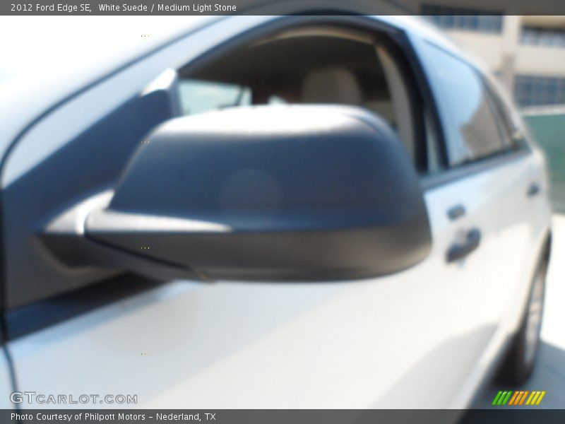 White Suede / Medium Light Stone 2012 Ford Edge SE