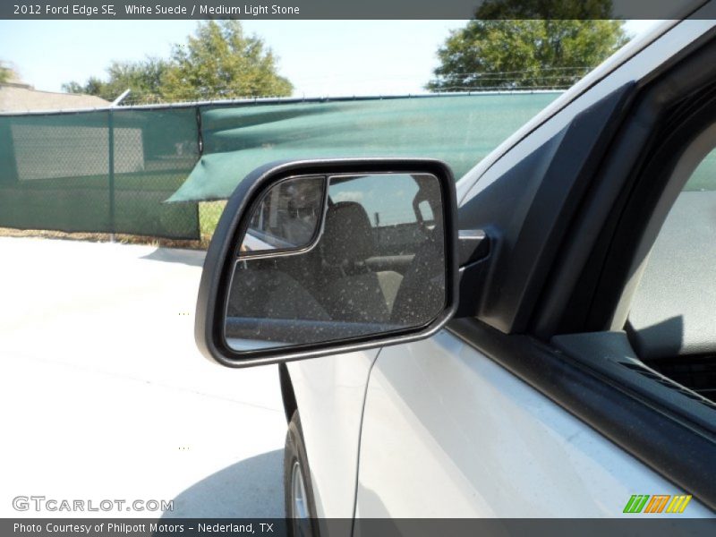 White Suede / Medium Light Stone 2012 Ford Edge SE