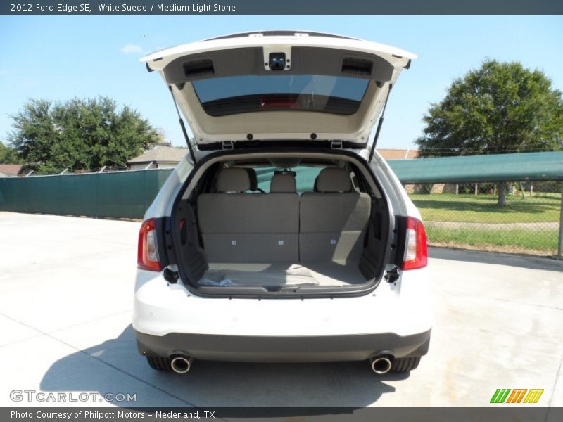White Suede / Medium Light Stone 2012 Ford Edge SE