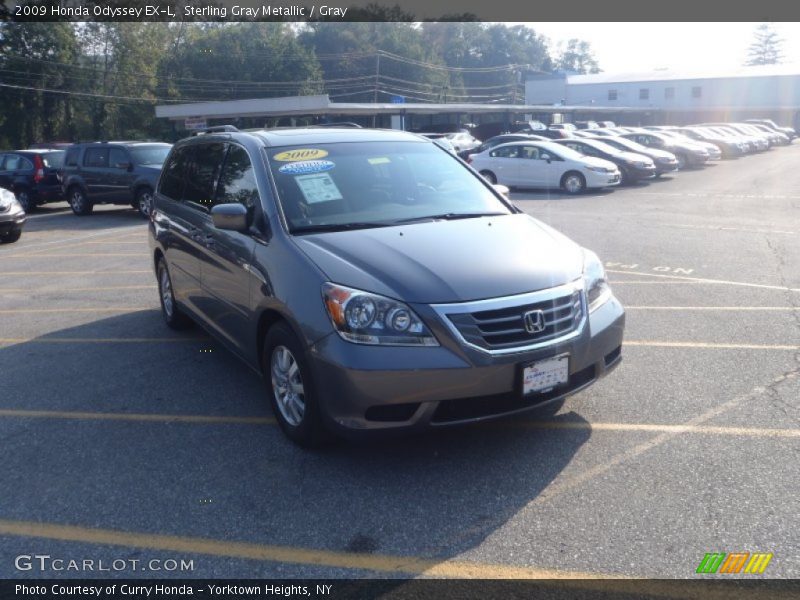 Sterling Gray Metallic / Gray 2009 Honda Odyssey EX-L
