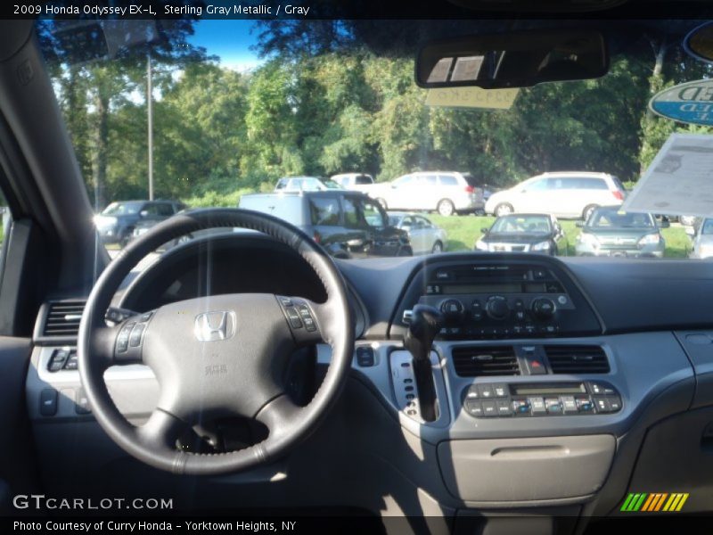 Sterling Gray Metallic / Gray 2009 Honda Odyssey EX-L