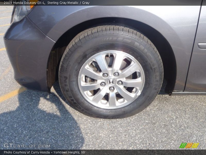 Sterling Gray Metallic / Gray 2009 Honda Odyssey EX-L