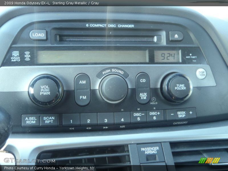 Sterling Gray Metallic / Gray 2009 Honda Odyssey EX-L