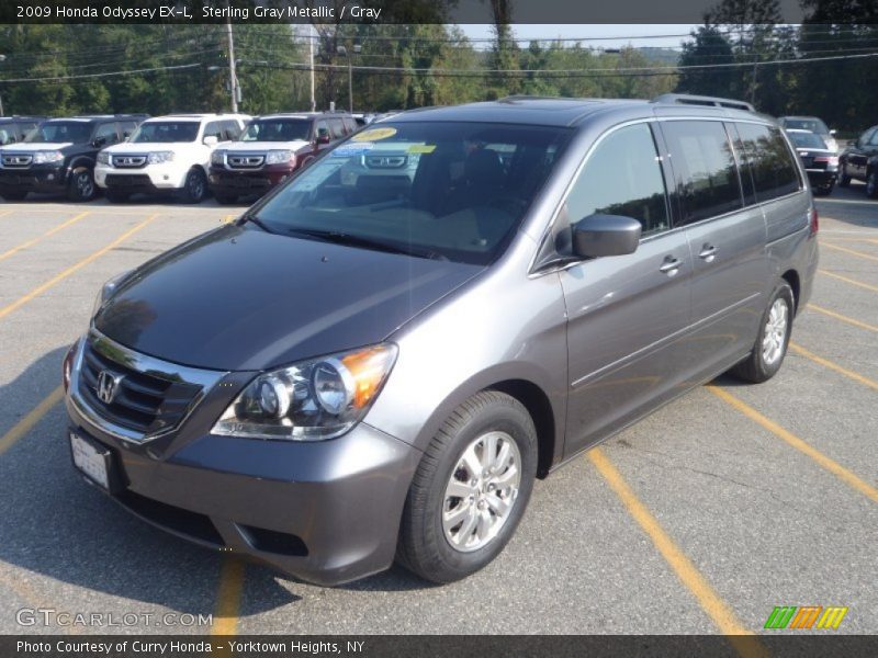 Sterling Gray Metallic / Gray 2009 Honda Odyssey EX-L