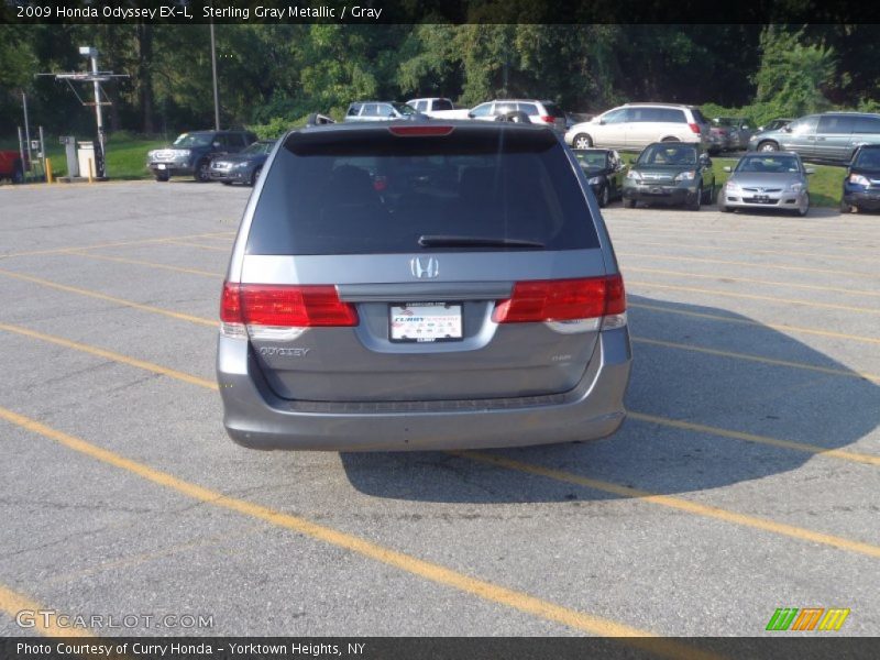 Sterling Gray Metallic / Gray 2009 Honda Odyssey EX-L