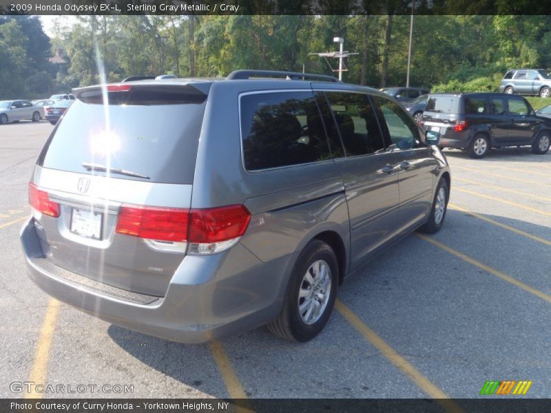 Sterling Gray Metallic / Gray 2009 Honda Odyssey EX-L