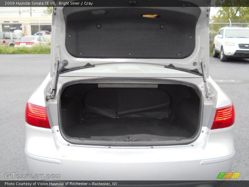 Bright Silver / Gray 2009 Hyundai Sonata SE V6