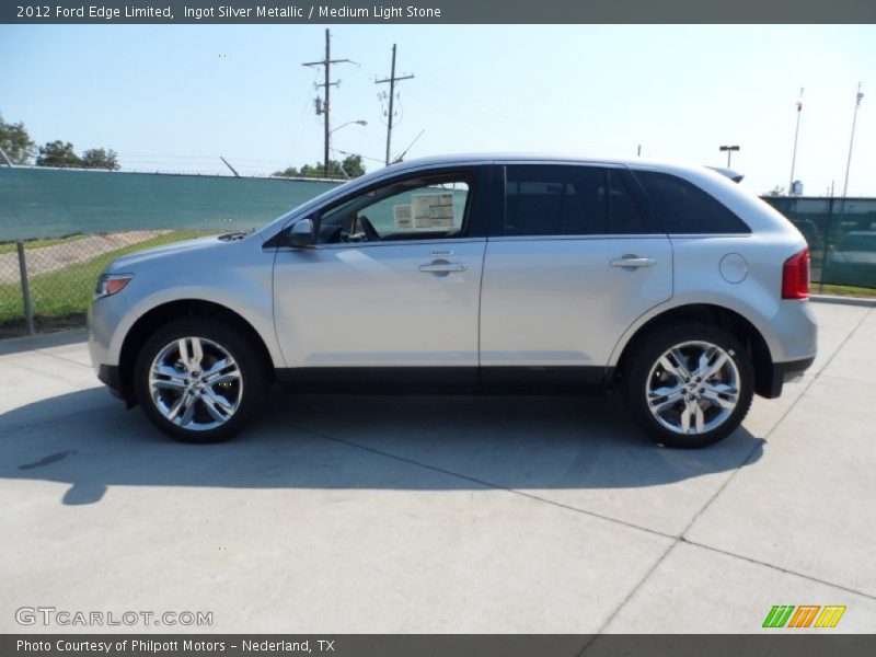 Ingot Silver Metallic / Medium Light Stone 2012 Ford Edge Limited
