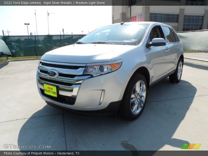 Ingot Silver Metallic / Medium Light Stone 2012 Ford Edge Limited