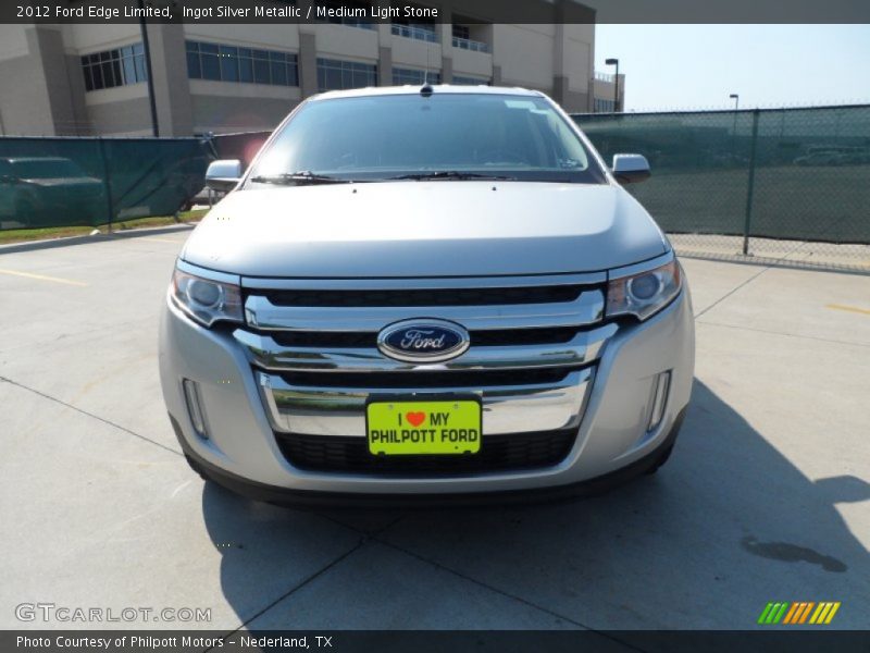 Ingot Silver Metallic / Medium Light Stone 2012 Ford Edge Limited