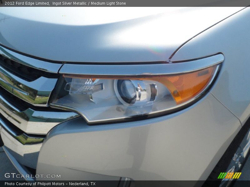Ingot Silver Metallic / Medium Light Stone 2012 Ford Edge Limited