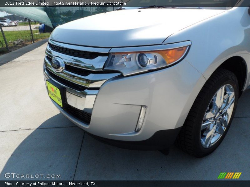 Ingot Silver Metallic / Medium Light Stone 2012 Ford Edge Limited