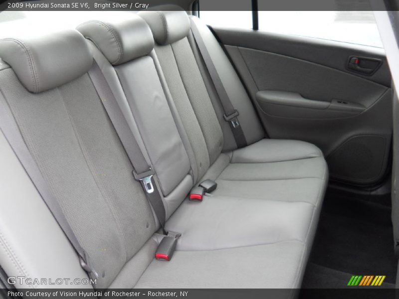 Bright Silver / Gray 2009 Hyundai Sonata SE V6
