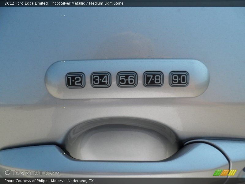 Ingot Silver Metallic / Medium Light Stone 2012 Ford Edge Limited