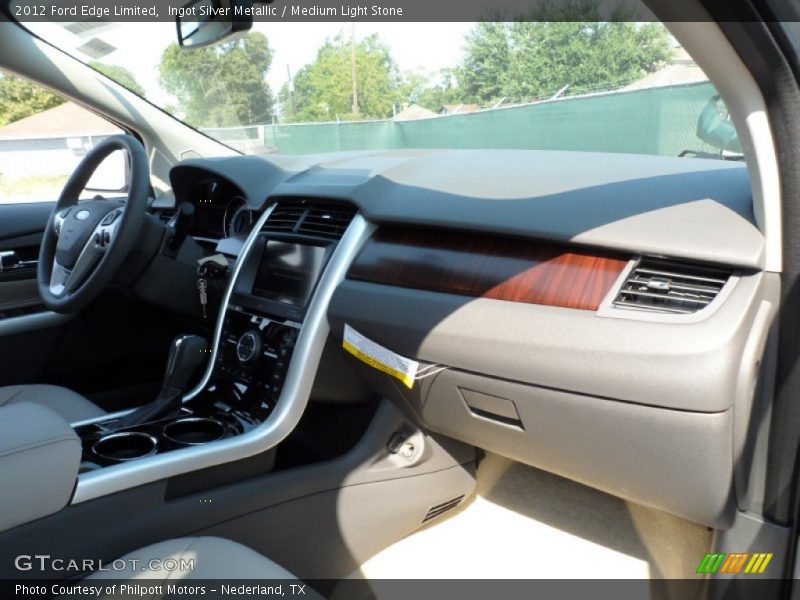 Ingot Silver Metallic / Medium Light Stone 2012 Ford Edge Limited