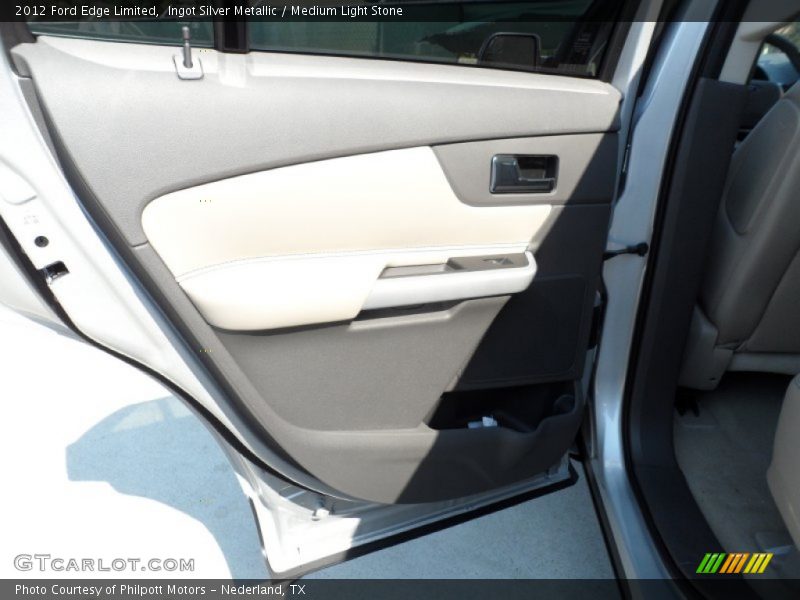 Ingot Silver Metallic / Medium Light Stone 2012 Ford Edge Limited