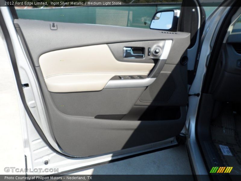 Ingot Silver Metallic / Medium Light Stone 2012 Ford Edge Limited