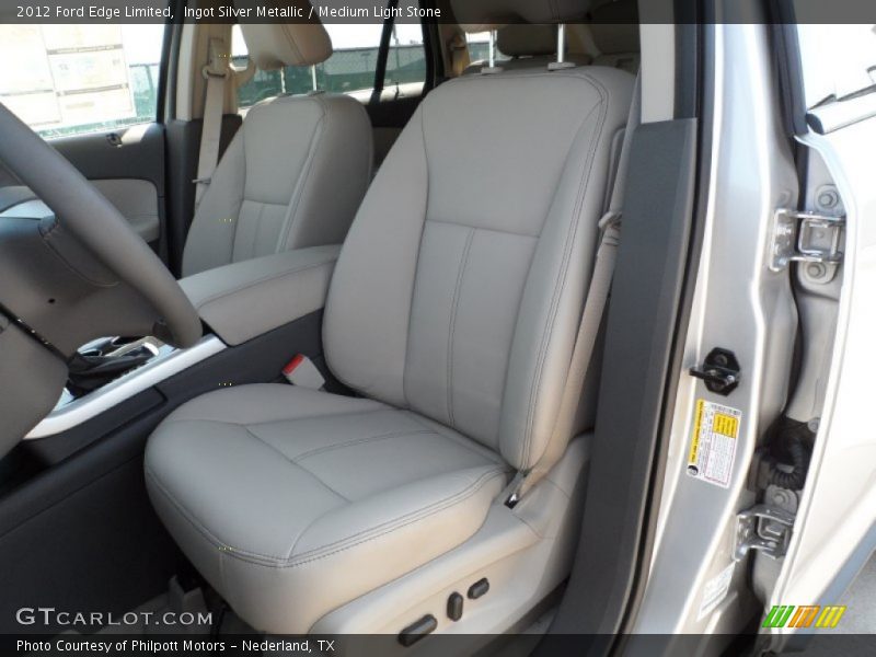 Ingot Silver Metallic / Medium Light Stone 2012 Ford Edge Limited