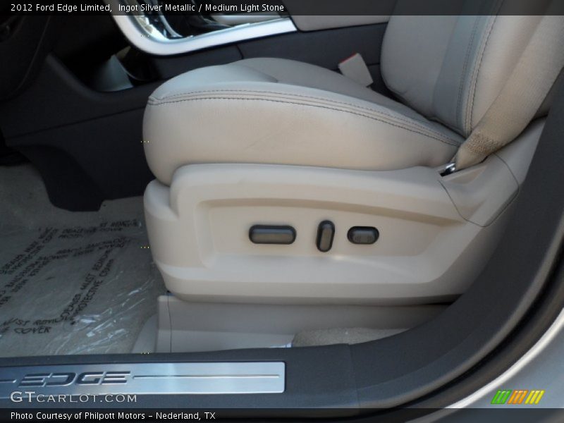 Ingot Silver Metallic / Medium Light Stone 2012 Ford Edge Limited