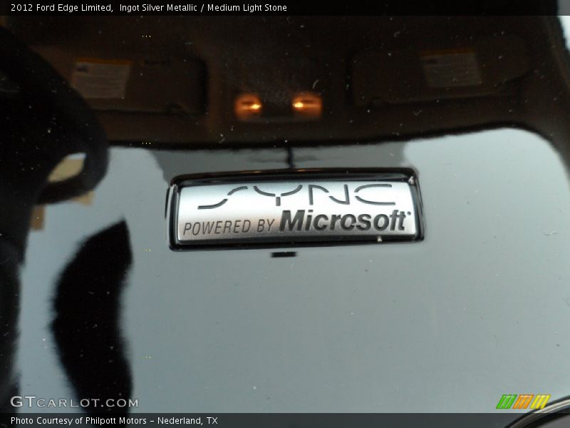 Ingot Silver Metallic / Medium Light Stone 2012 Ford Edge Limited