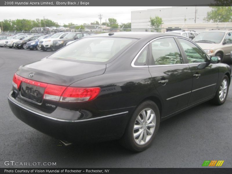 Ebony Black / Beige 2008 Hyundai Azera Limited