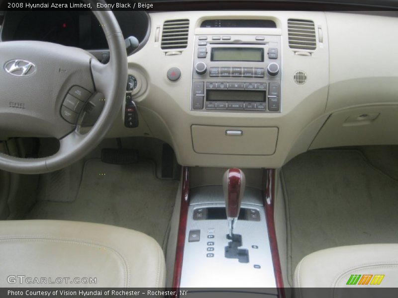Ebony Black / Beige 2008 Hyundai Azera Limited