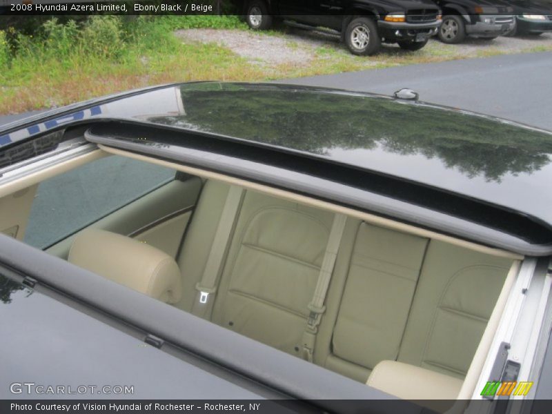 Ebony Black / Beige 2008 Hyundai Azera Limited